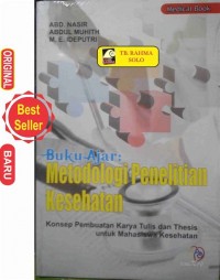 Buku Ajar Metodologi Penelitian Kesehatan